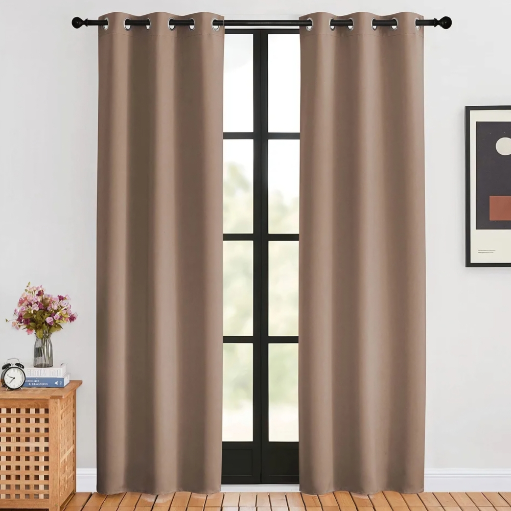 Elegant Tan Curtains